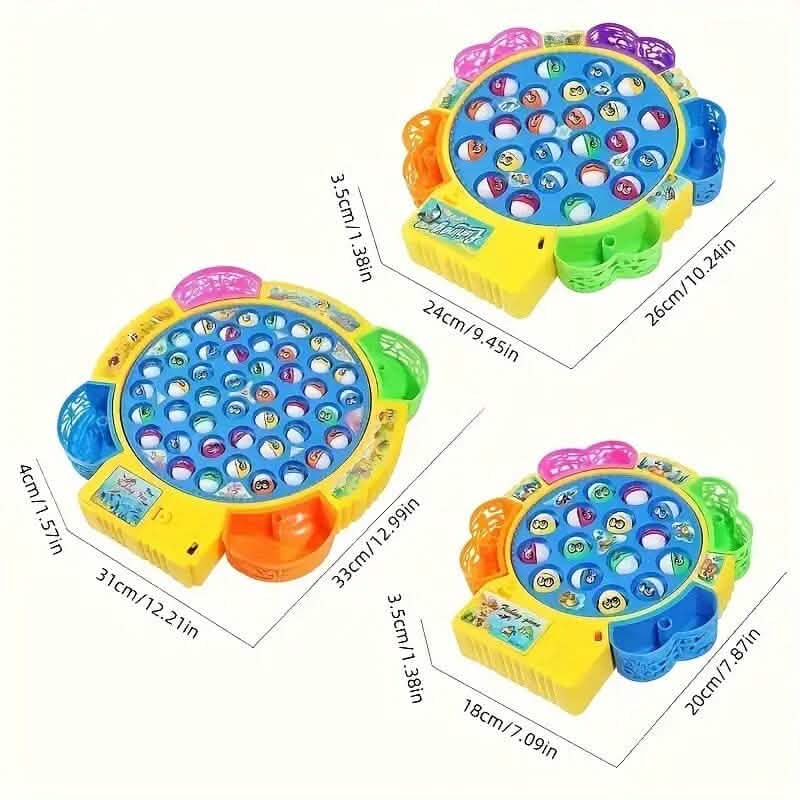 Electric Music Spinning Fishing Disc Toy Set - A-1 Thread Vault
