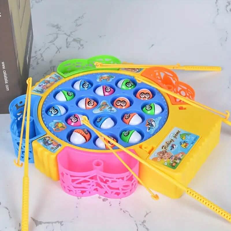 Electric Music Spinning Fishing Disc Toy Set - A-1 Thread Vault