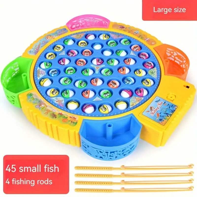 Electric Music Spinning Fishing Disc Toy Set - A-1 Thread Vault