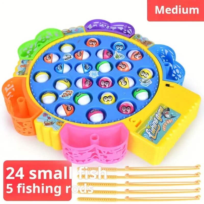 Electric Music Spinning Fishing Disc Toy Set - A-1 Thread Vault