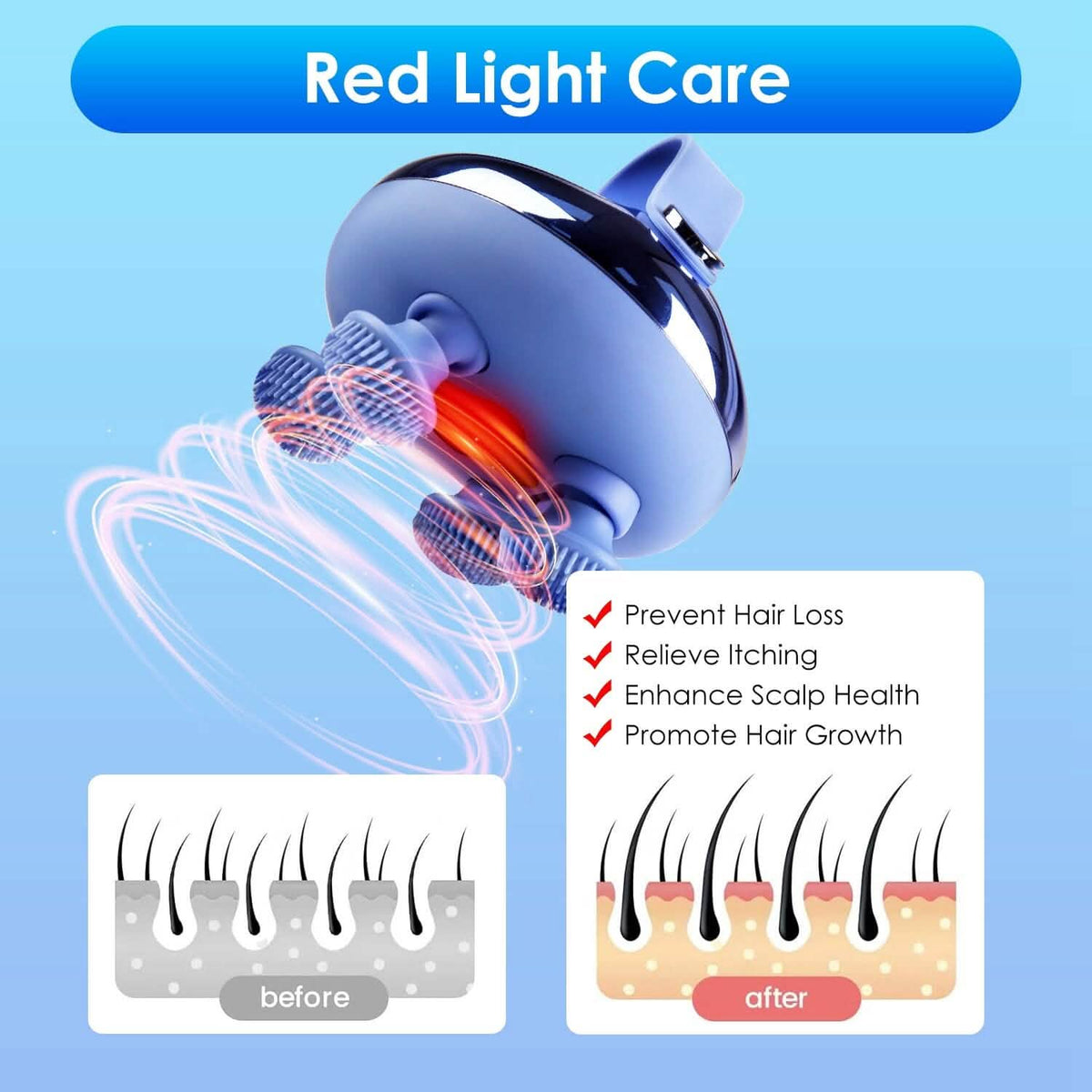 Electric Rechargeable Scalp Massager - A-1 Thread Vault