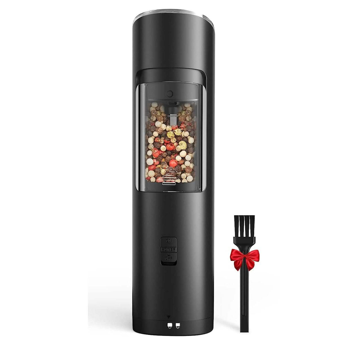 Electric Salt and Pepper Grinder LED Indicator Adjustable Coarseness - A-1 Thread Vault