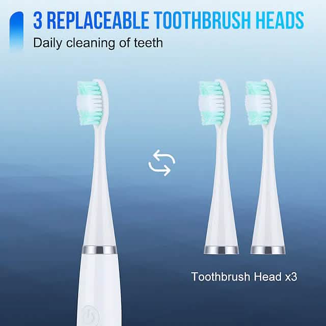 Electric Toothbrush Sonic Dental Scaler Teeth Whitening Kit - A-1 Thread Vault
