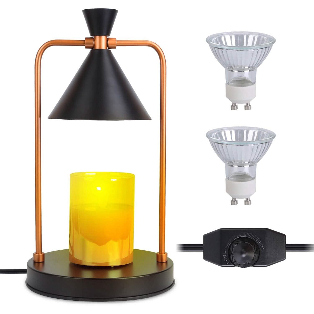 Electric Wax Melt Warmer Lamp Dimmable with 2 GU10 Bulbs - A-1 Thread Vault