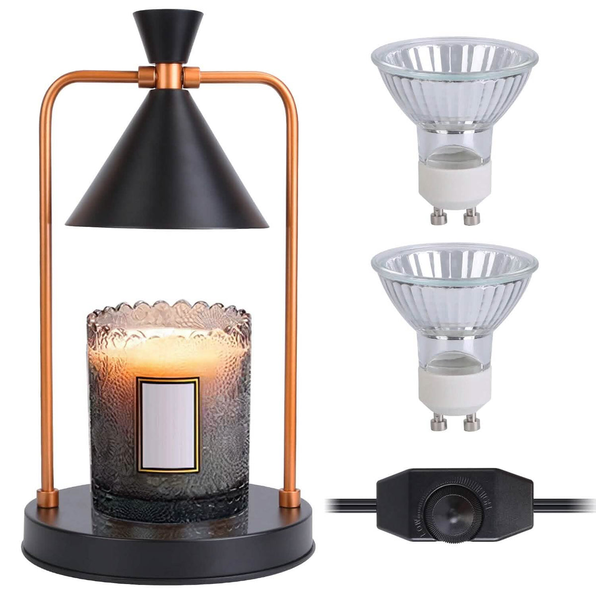Electric Wax Melt Warmer Lamp Dimmable with 2 GU10 Bulbs - A-1 Thread Vault