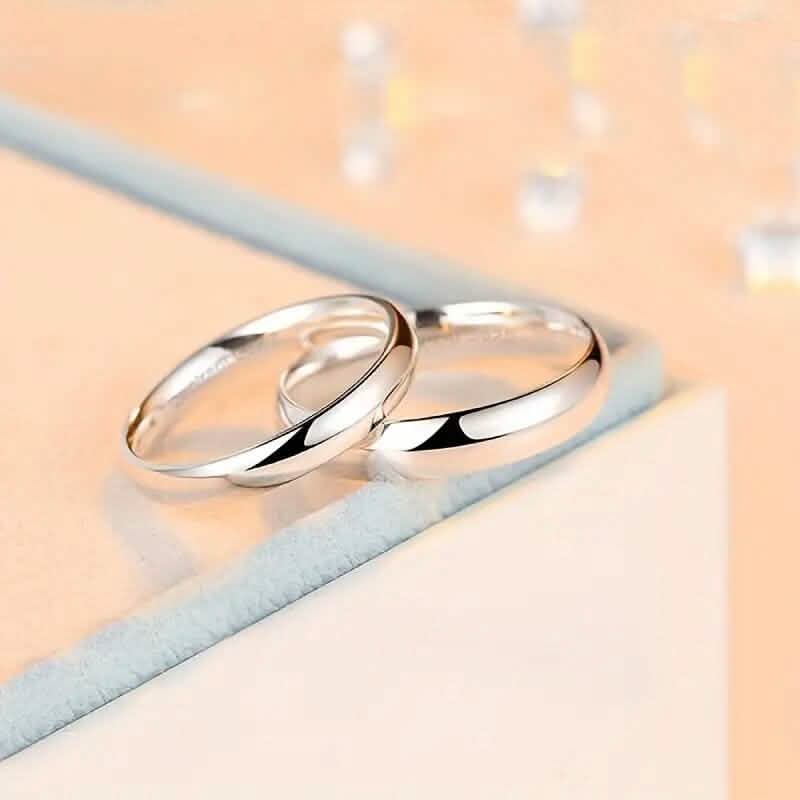 Elegant and Charming S925 Silver Wedding Band Ring - A-1 Thread Vault