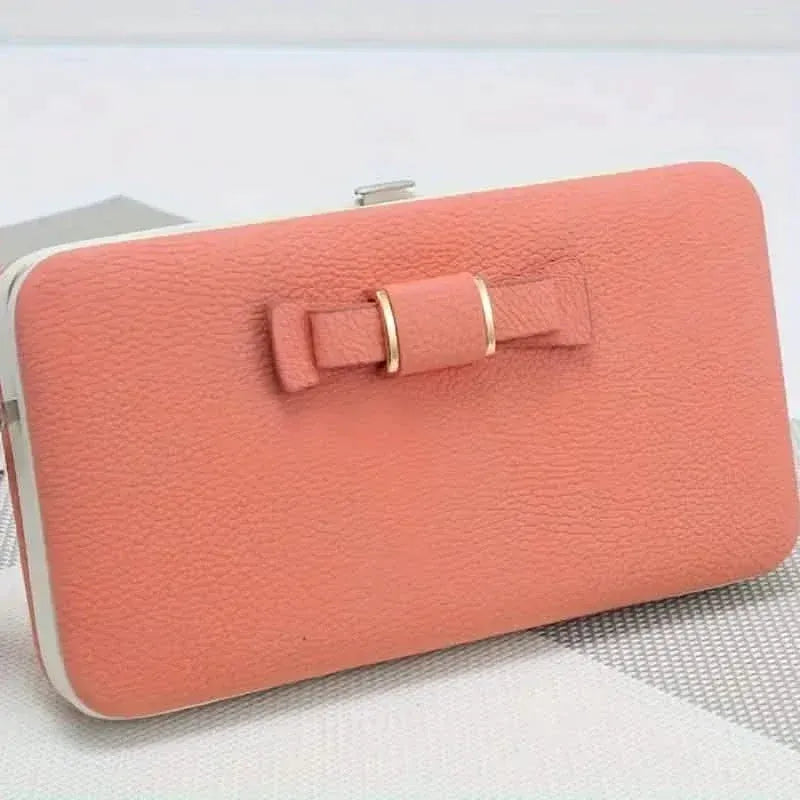 Elegant Bow Decor Phone Wallet - A-1 Thread Vault