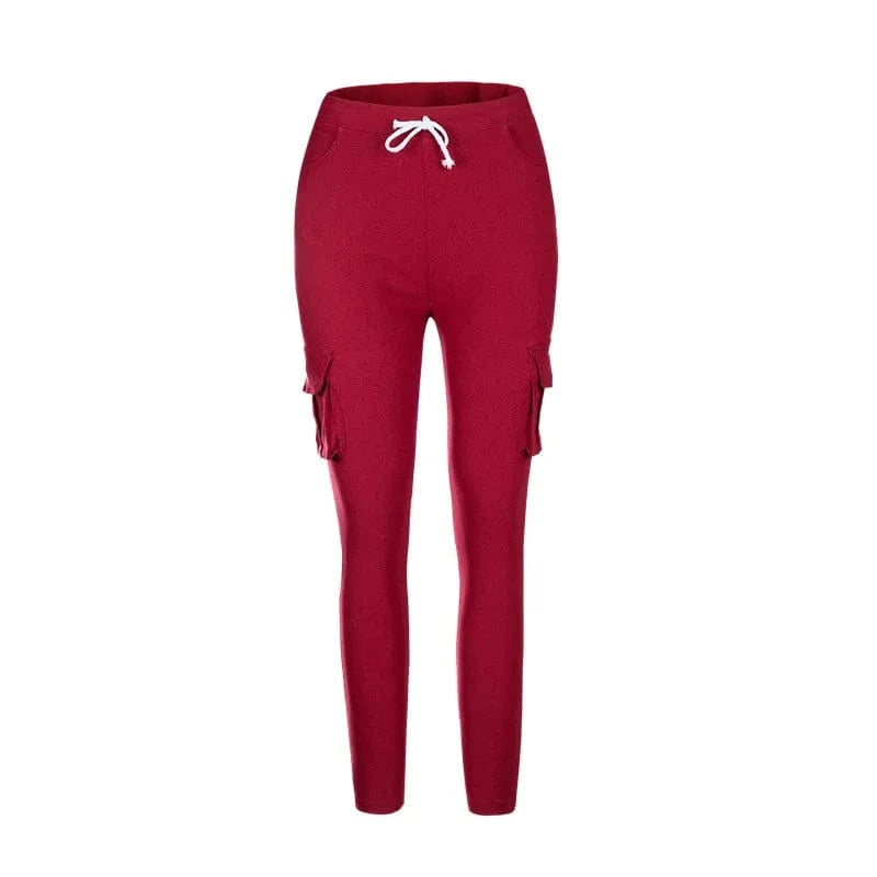 Elegant Elastic Women Pants Oversize Drawstring Long Pencil Pants - A-1 Thread Vault
