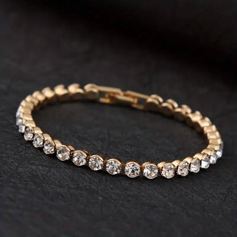 Elegant Rhinestone Tennis Bracelet - A-1 Thread Vault