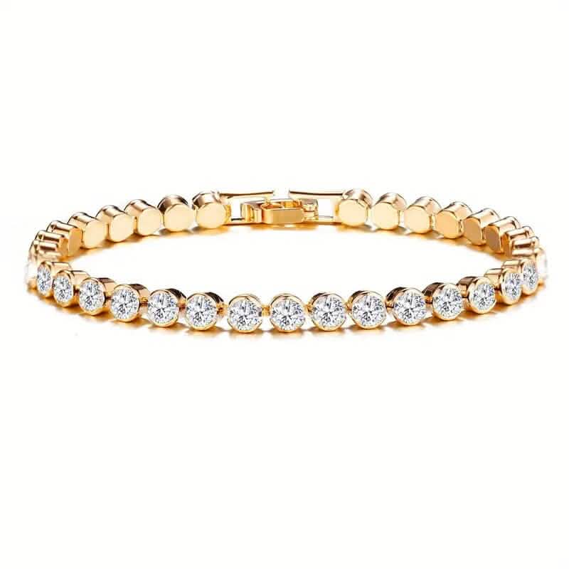 Elegant Rhinestone Tennis Bracelet - A-1 Thread Vault