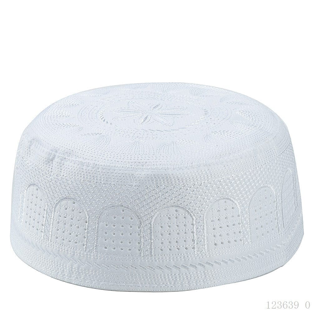 Embroidered Kufi Prayer Cap(MR088) - A-1 Thread Vault