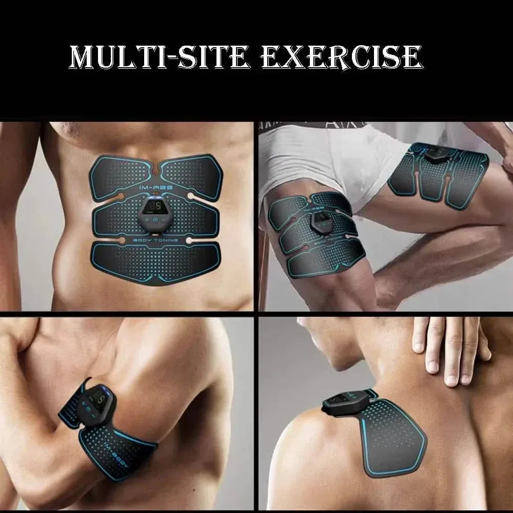 EMS Muscle Stimulator LCD Screen USB Rechargeable Portable Trainer - A-1 Thread Vault