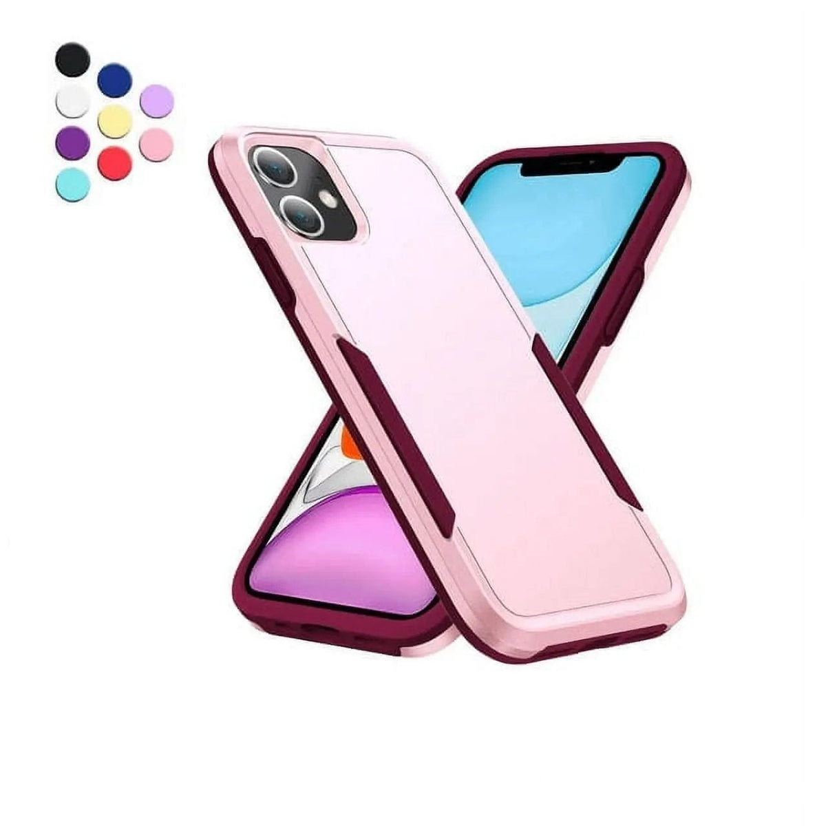 Entronix Case Compatible with iPhone 12/12 Pro - Soft-Touch Dual-Layer Sleek Cover - A-1 Thread Vault