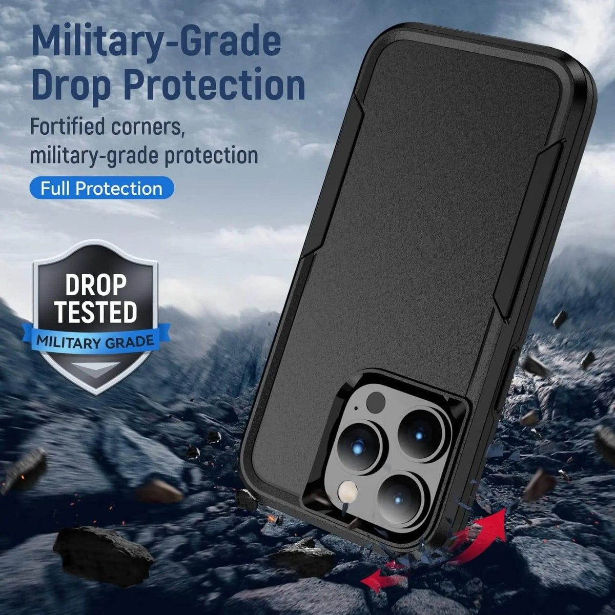 Entronix Case Compatible with iPhone 14 Plus - Soft-Touch Dual-Layer Sleek Cover - A-1 Thread Vault