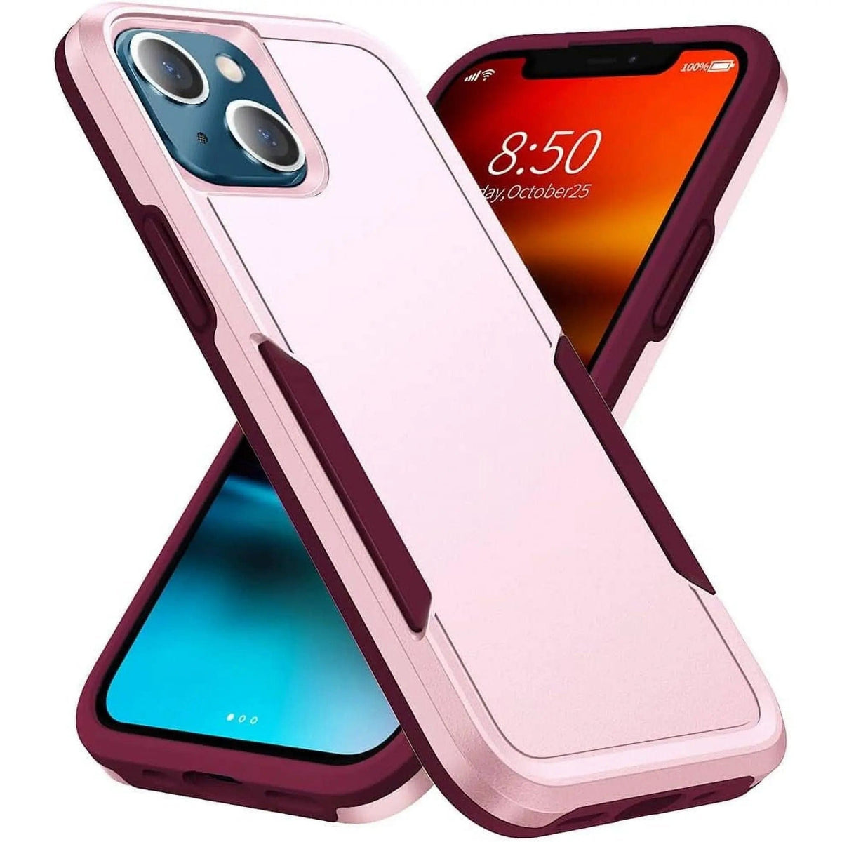 Entronix Case Compatible with iPhone 14 Plus - Soft-Touch Dual-Layer Sleek Cover - A-1 Thread Vault