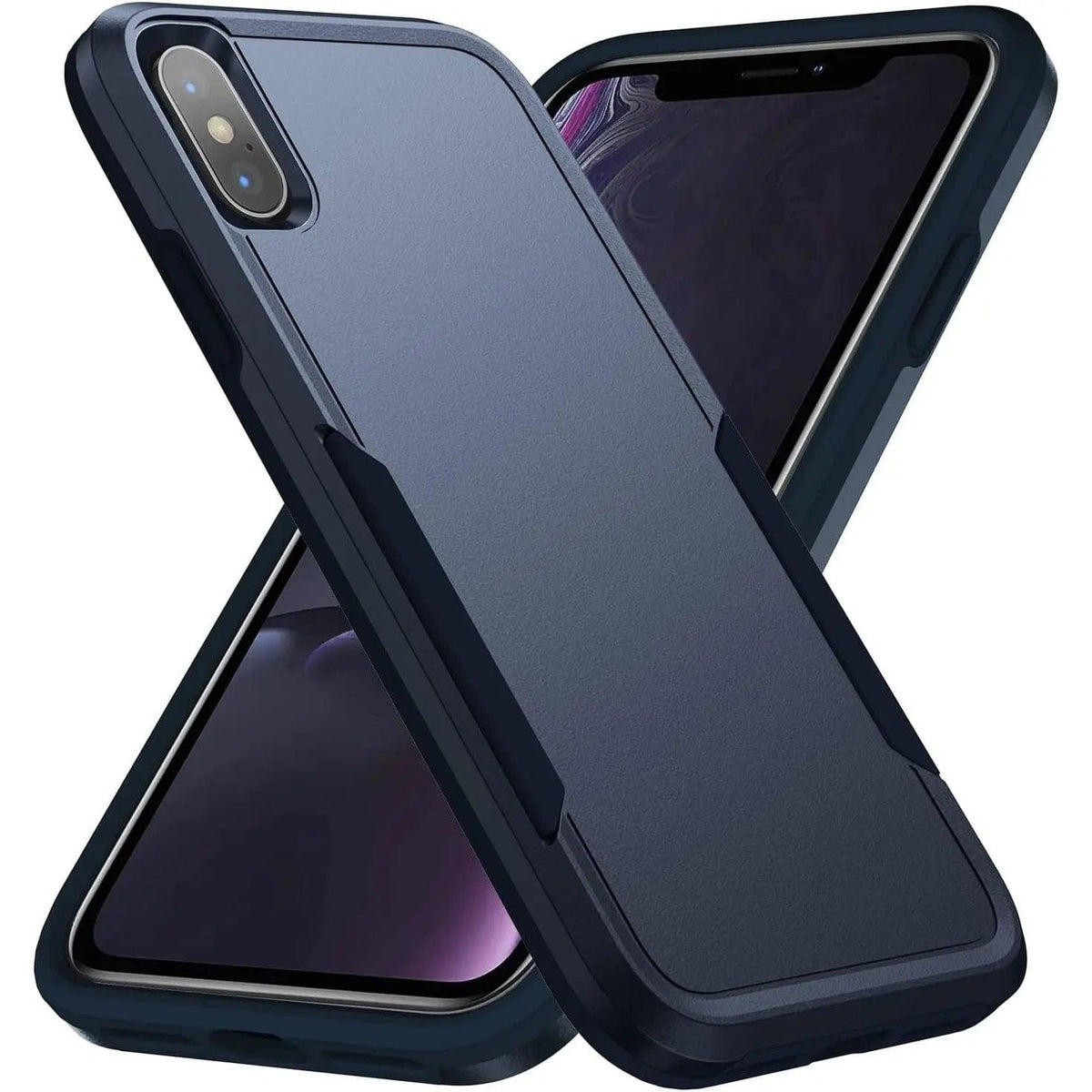 Entronix Case Compatible with iPhone XS Max - Soft-Touch Dual-Layer Sleek Cover - A-1 Thread Vault