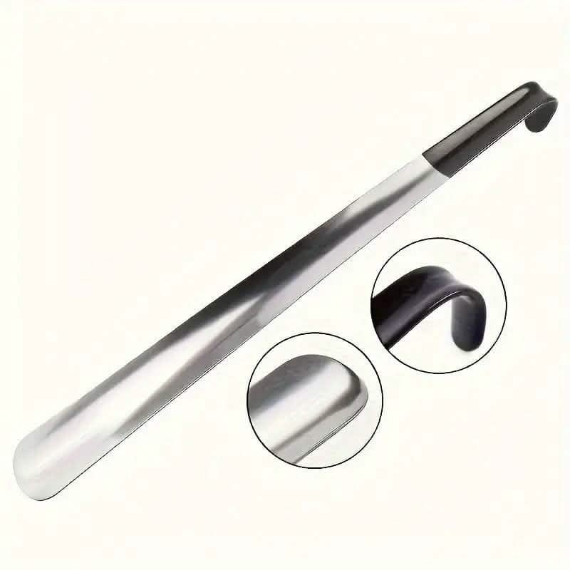 Ergonomic Stainless Steel Easy Grip Long Handle Shoe Horn - A-1 Thread Vault