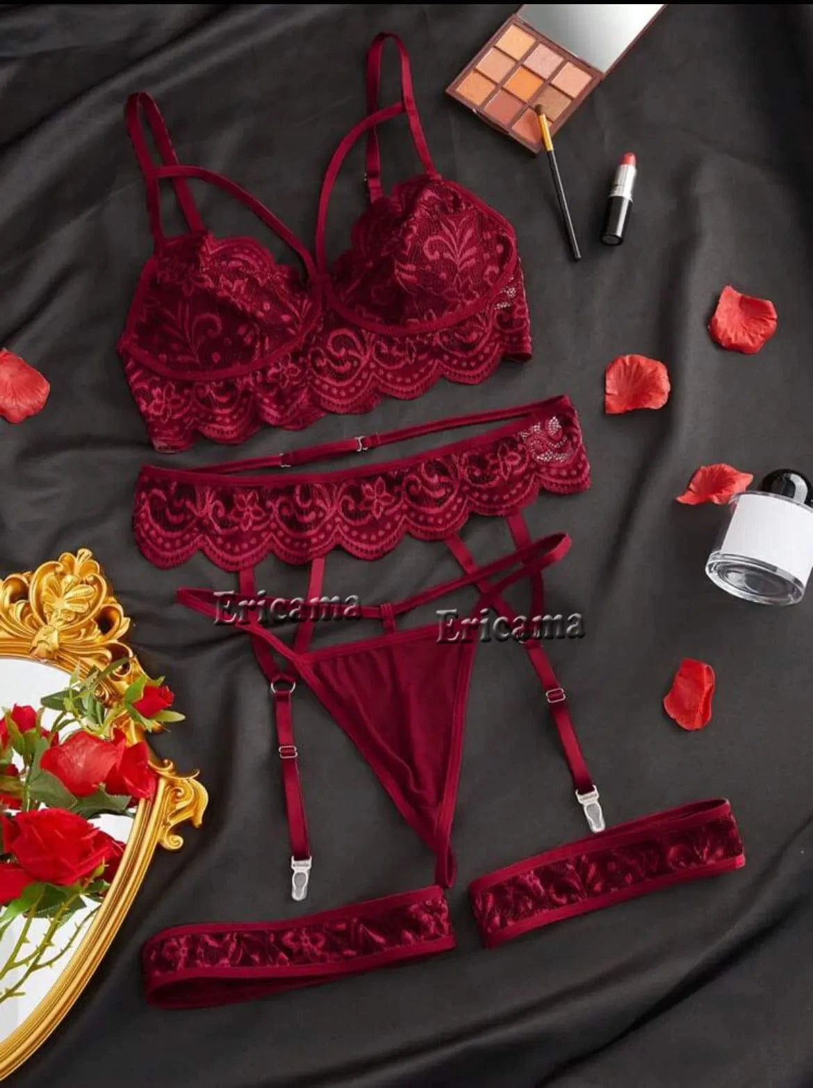 Erotic Sexy Lace Bra And Panty Set Underwear Transparent Bra Exotic Sets Sexy Thong Woman Porn Fancy Sensual Luxury Lingerie - A-1 Thread Vault