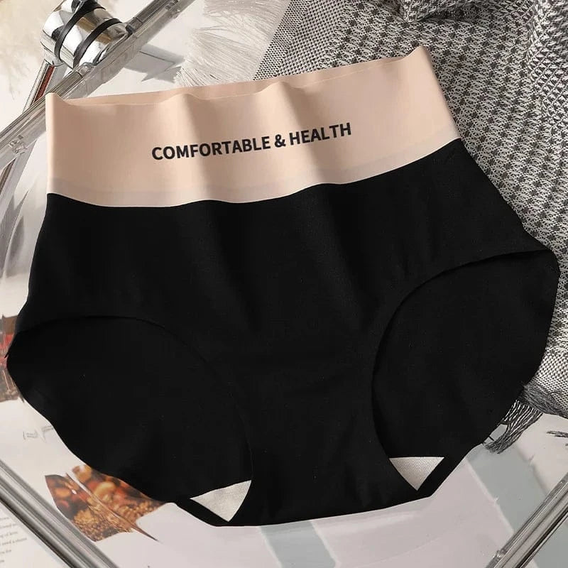 FallSweet 4PCS High Quality Women's Cotton Panties Seamless Briefs Plus Size Woman Lingerie Sexy Female Invisible Underwear M-XL - A-1 Thread Vault