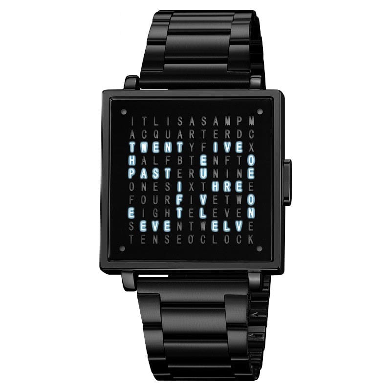 Fashion Military Wristwatch For Men Women Waterproof Clock LED Light Outdoor Digital Sport Electronic Watches - A-1 Thread Vault