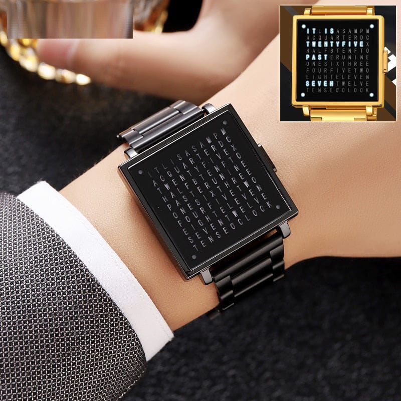Fashion Military Wristwatch For Men Women Waterproof Clock LED Light Outdoor Digital Sport Electronic Watches - A-1 Thread Vault