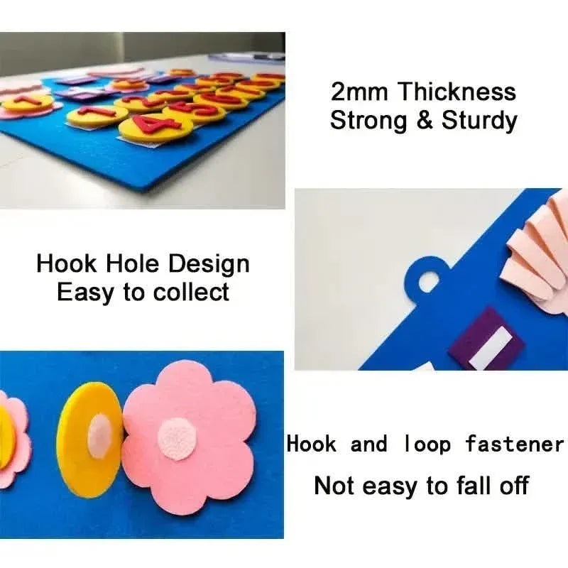 Felt Board Finger Numbers Counting Toy - A-1 Thread Vault