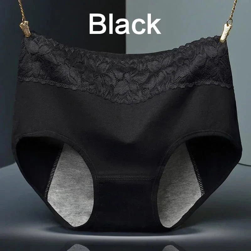 Female Physiological Pants Leak Proof Menstrual Women Underwear Period Panties Cotton Health Seamless Briefs In the waist Warm - A-1 Thread Vault