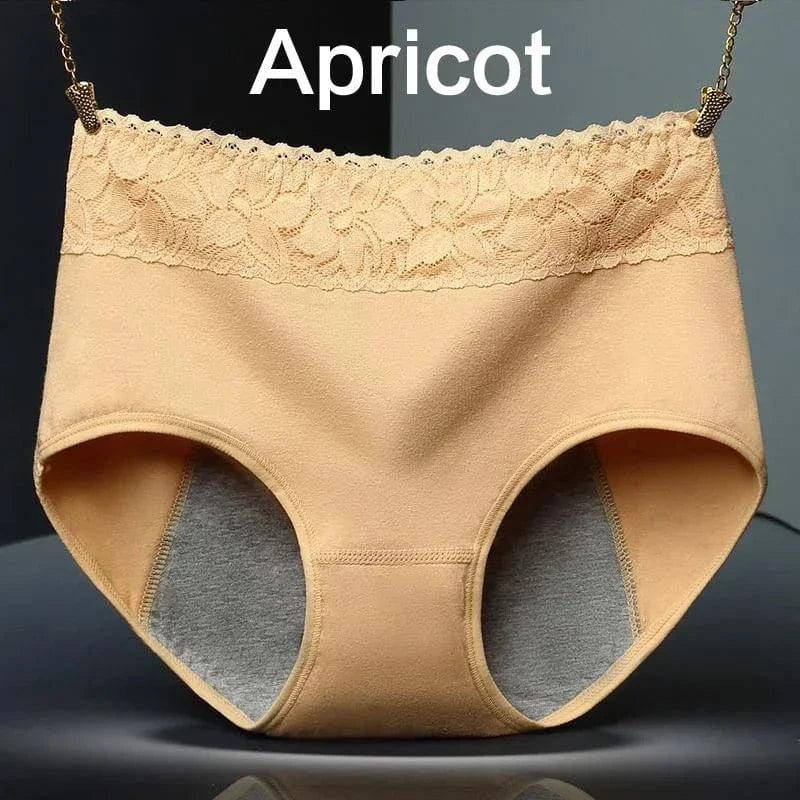 Female Physiological Pants Leak Proof Menstrual Women Underwear Period Panties Cotton Health Seamless Briefs In the waist Warm - A-1 Thread Vault