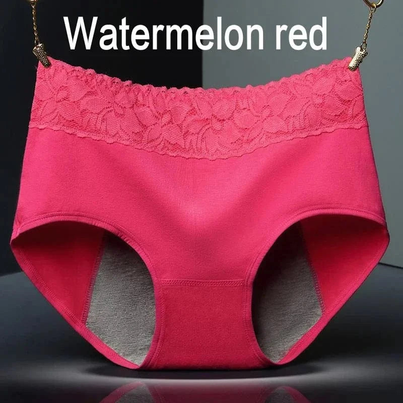 Female Physiological Pants Leak Proof Menstrual Women Underwear Period Panties Cotton Health Seamless Briefs In the waist Warm - A-1 Thread Vault