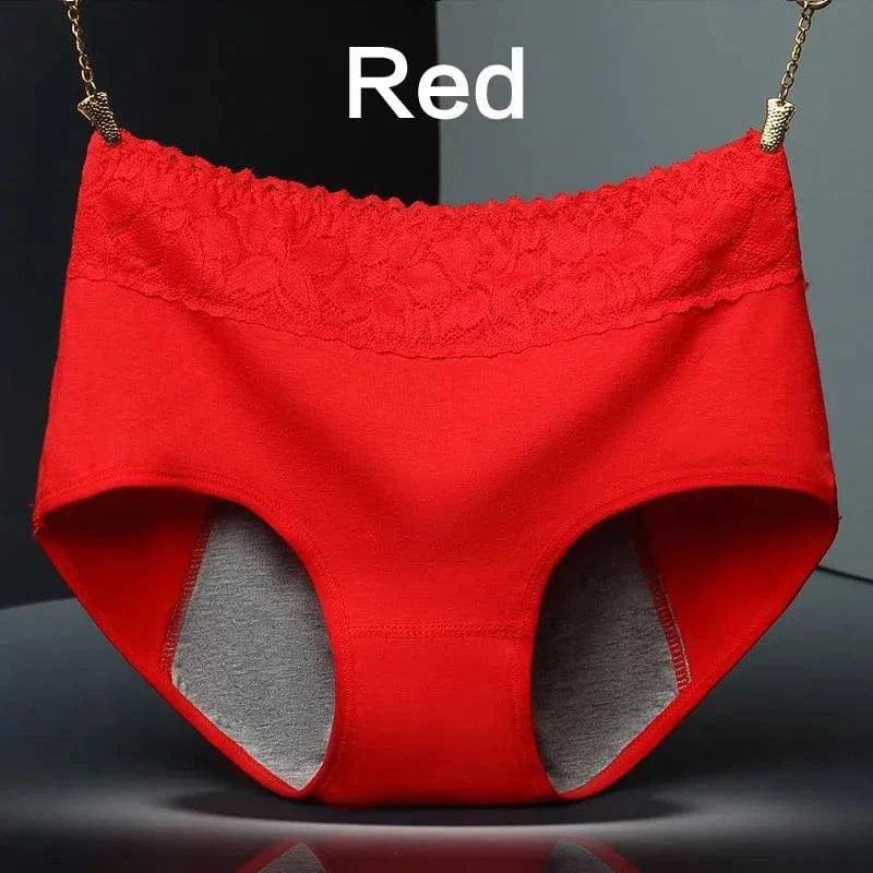 Female Physiological Pants Leak Proof Menstrual Women Underwear Period Panties Cotton Health Seamless Briefs In the waist Warm - A-1 Thread Vault
