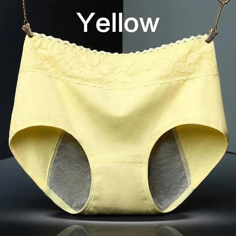 Female Physiological Pants Leak Proof Menstrual Women Underwear Period Panties Cotton Health Seamless Briefs In the waist Warm - A-1 Thread Vault