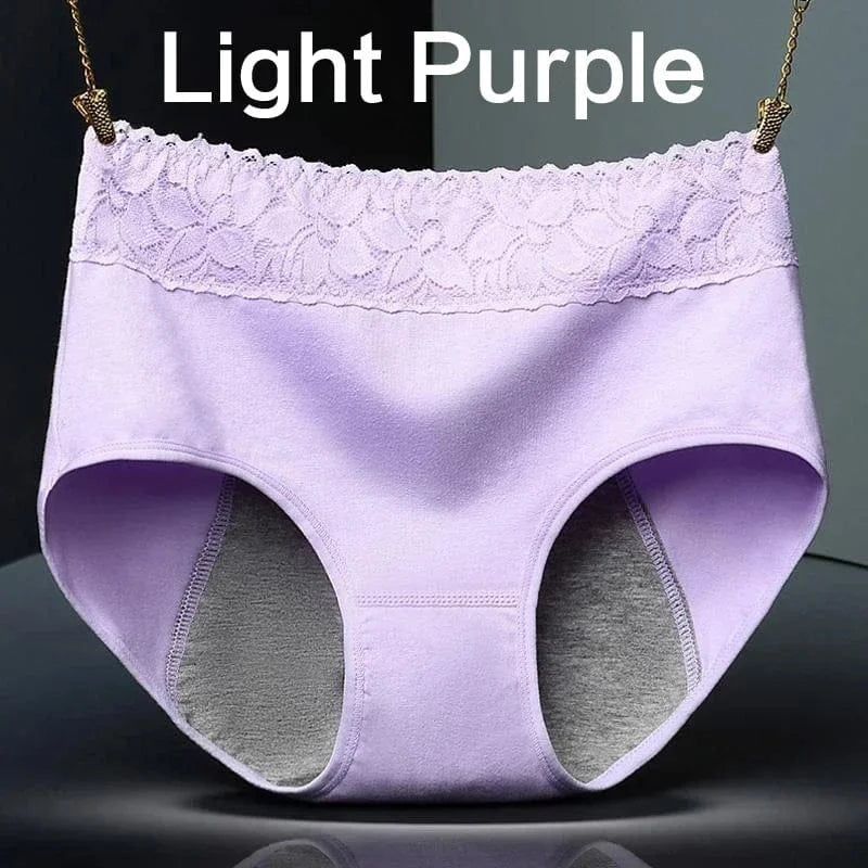Female Physiological Pants Leak Proof Menstrual Women Underwear Period Panties Cotton Health Seamless Briefs In the waist Warm - A-1 Thread Vault
