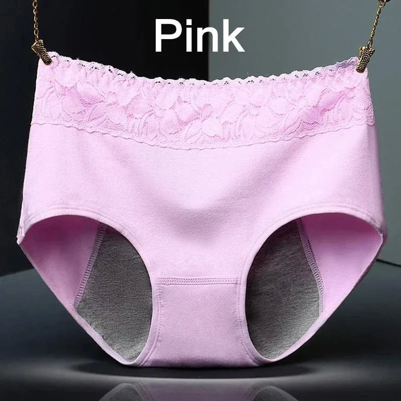 Female Physiological Pants Leak Proof Menstrual Women Underwear Period Panties Cotton Health Seamless Briefs In the waist Warm - A-1 Thread Vault