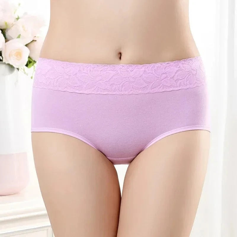 Female Physiological Pants Leak Proof Menstrual Women Underwear Period Panties Cotton Health Seamless Briefs In the waist Warm - A-1 Thread Vault