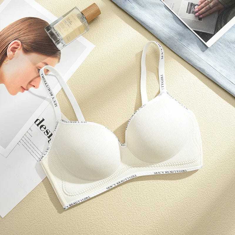 FINETOO Women Underwear Small Chest Sexy Push Up Lingerie Seamless Bra for Women Comfortable Everyday Bra Thick Bralette 32-38AB - A-1 Thread Vault