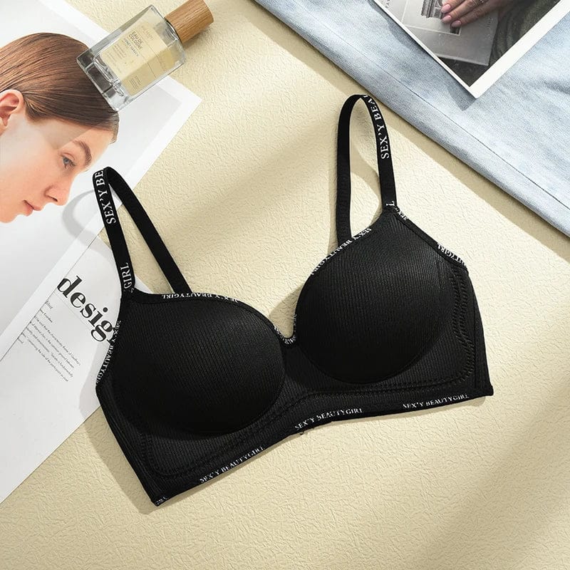 FINETOO Women Underwear Small Chest Sexy Push Up Lingerie Seamless Bra for Women Comfortable Everyday Bra Thick Bralette 32-38AB - A-1 Thread Vault