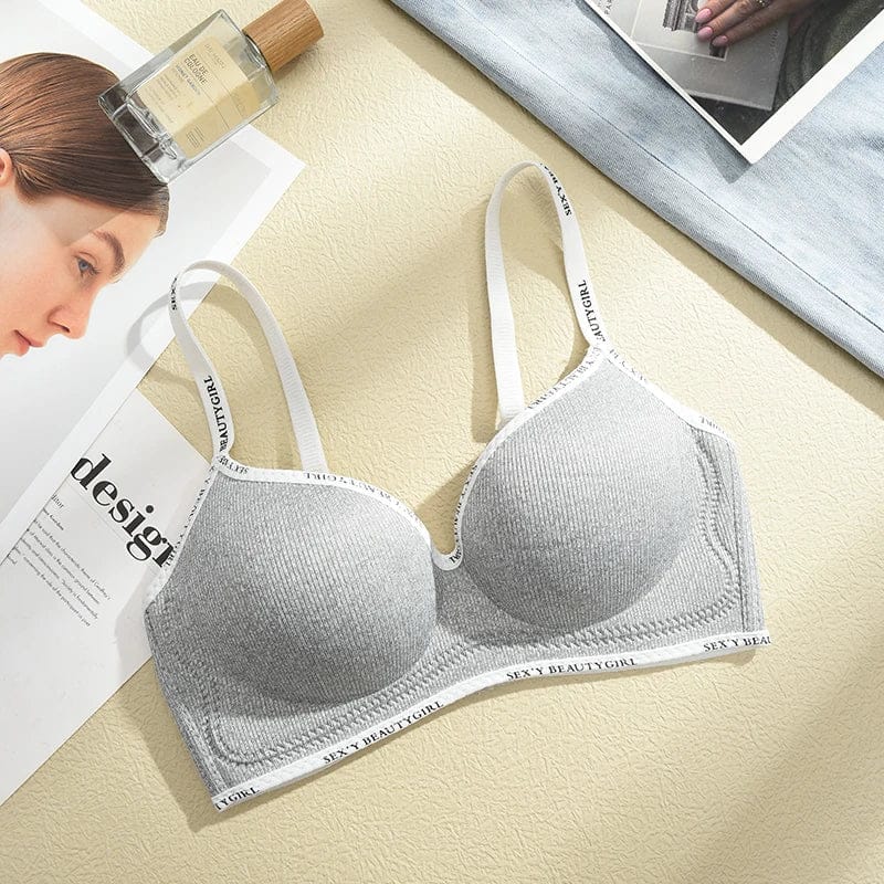 FINETOO Women Underwear Small Chest Sexy Push Up Lingerie Seamless Bra for Women Comfortable Everyday Bra Thick Bralette 32-38AB - A-1 Thread Vault