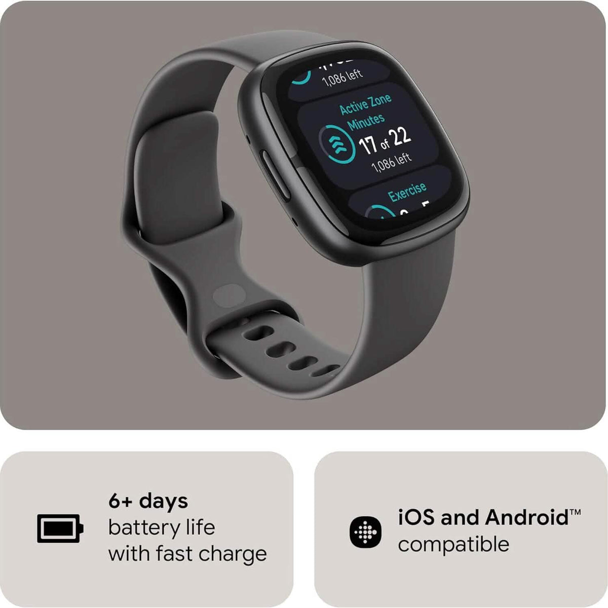 Fitbit Sense 2 Advanced Health and Fitness Smartwatch (Refurbished) - A-1 Thread Vault