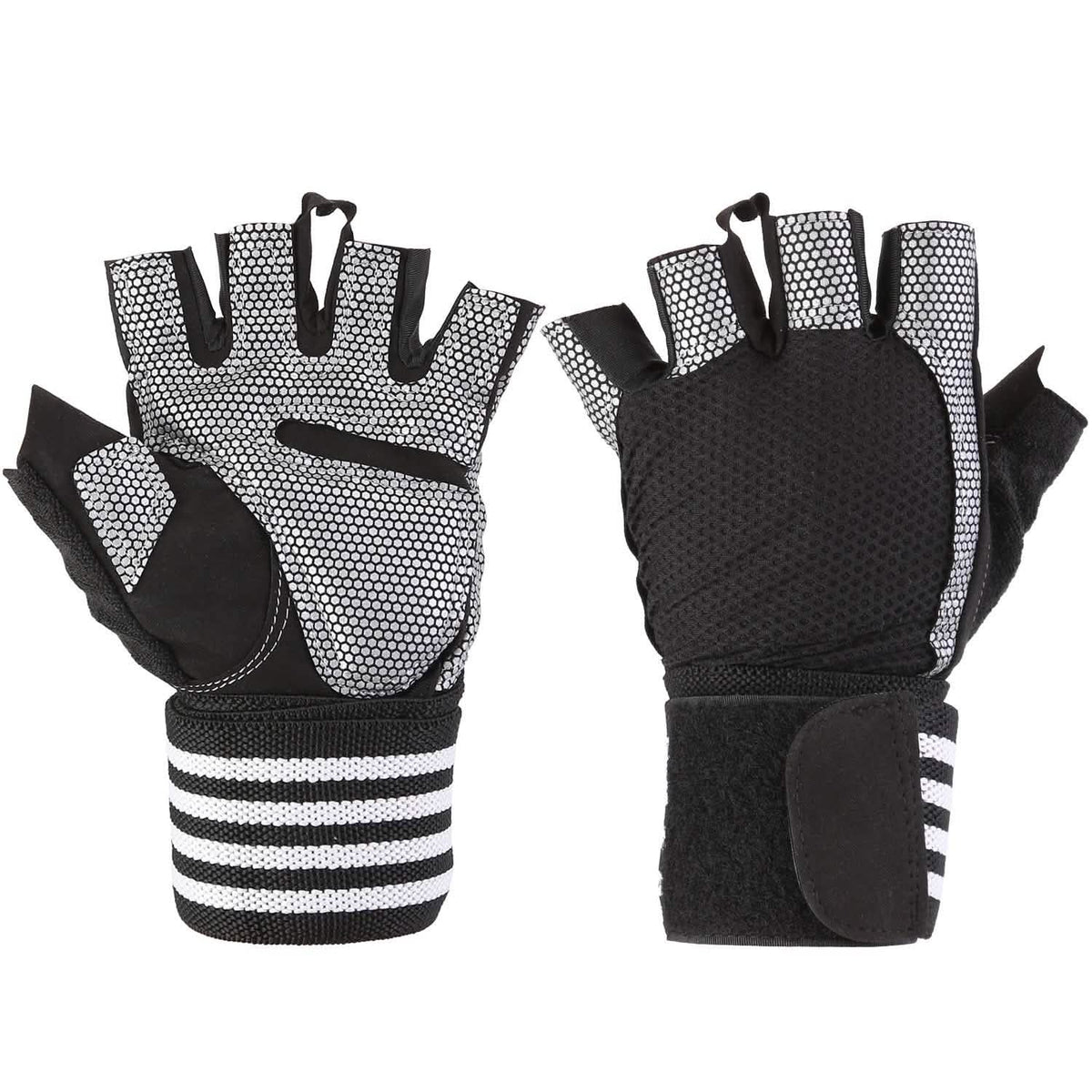 Fitness Workout Gloves with Wrist Wrap Strap - A-1 Thread Vault