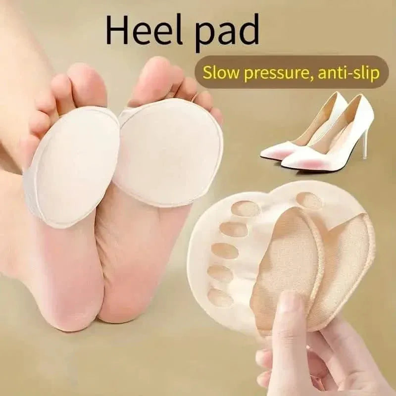 Five-Toe Forefoot Pads For Women High Heels, Shock Absorption Half Insoles, Toe Pad Inserts - A-1 Thread Vault