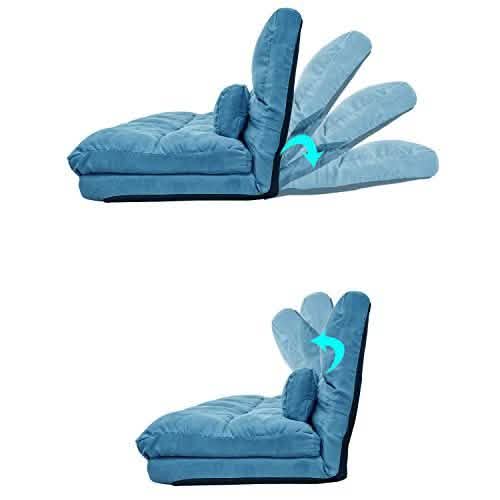 Floor Sofa Bed, Foldable Double Chaise Lounge Sofa Chair - A-1 Thread Vault