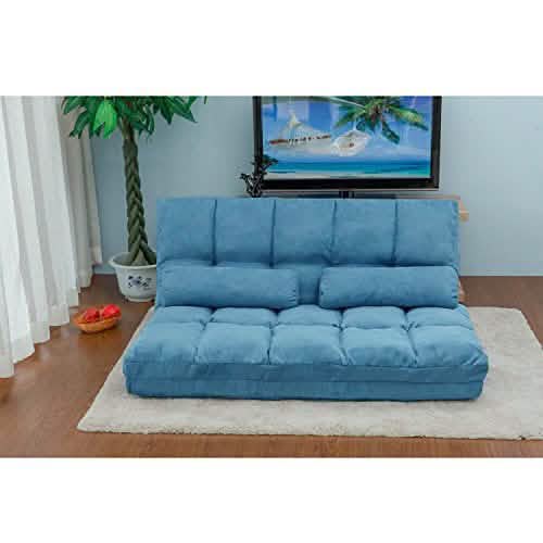 Floor Sofa Bed, Foldable Double Chaise Lounge Sofa Chair - A-1 Thread Vault