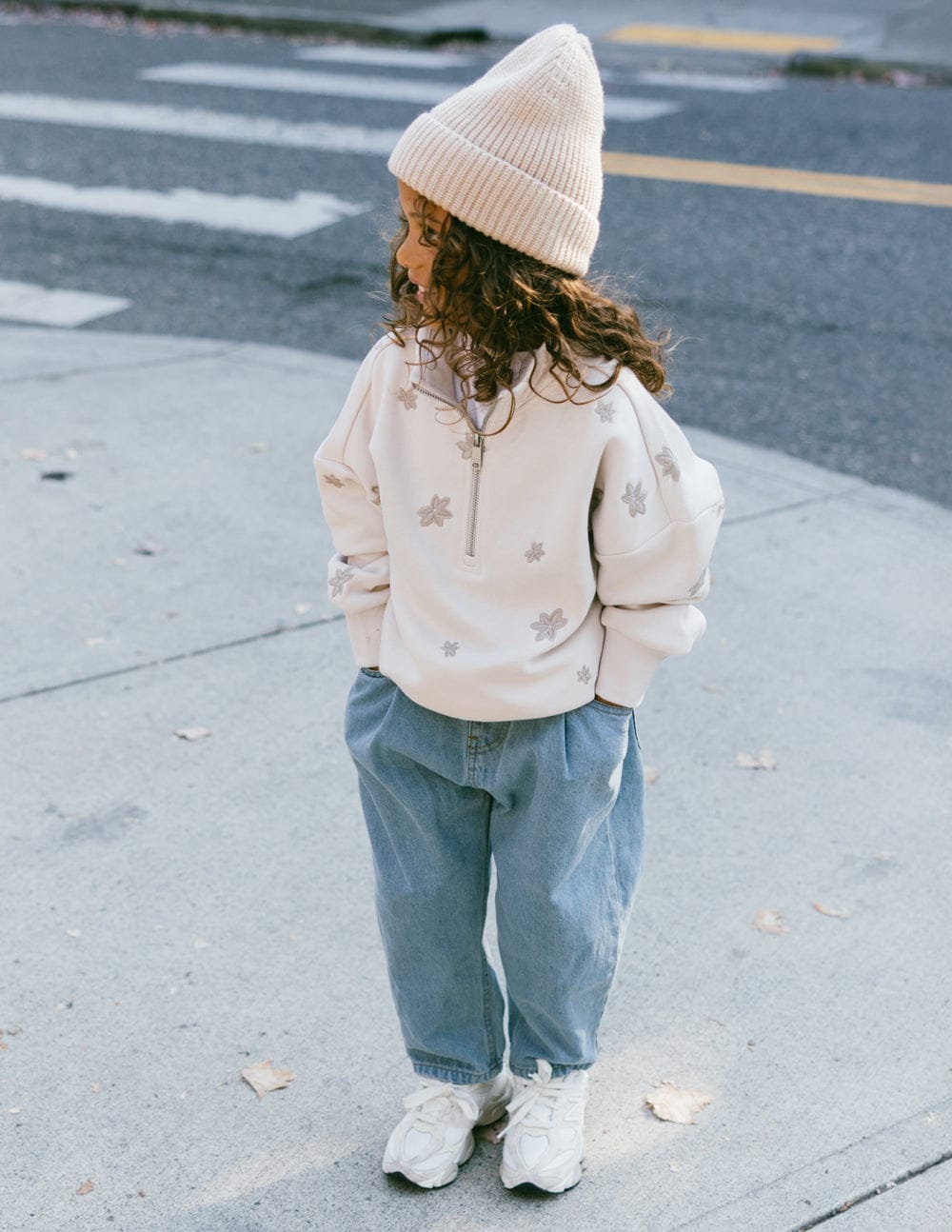 Floral Kids Half-Zip - A-1 Thread Vault