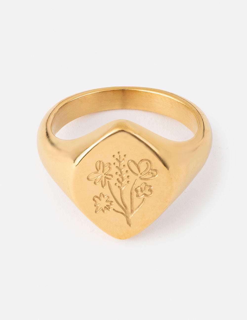 Floral Signet Ring - A-1 Thread Vault