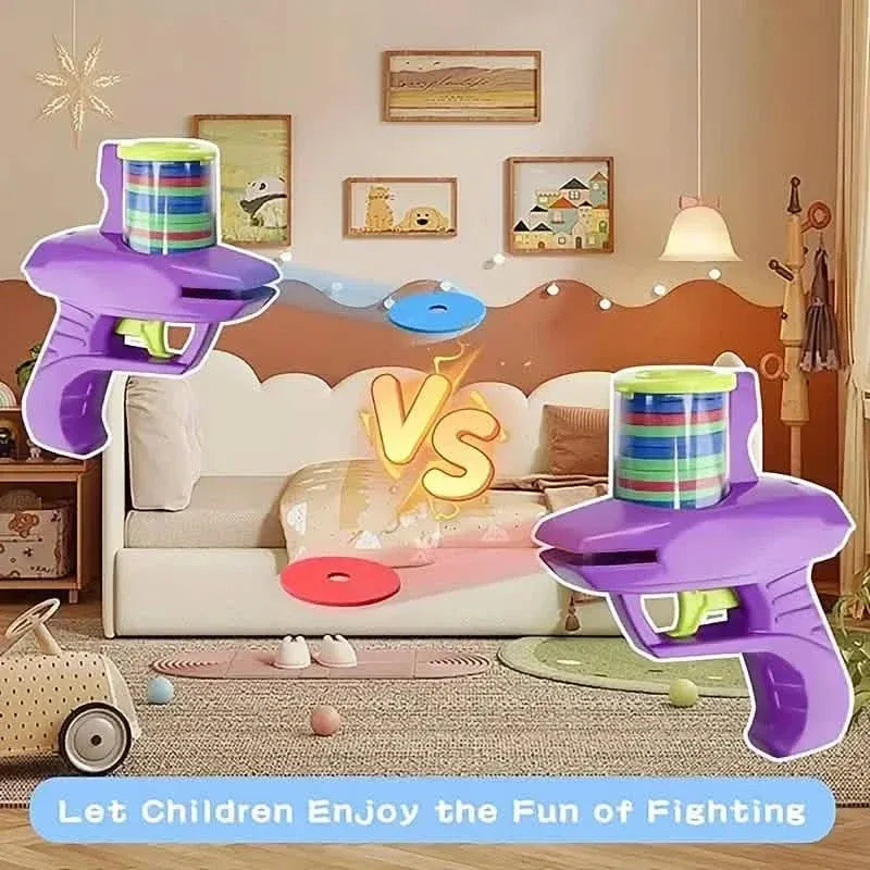 Flying Foam Disc Launcher Handheld Shooter Game - A-1 Thread Vault