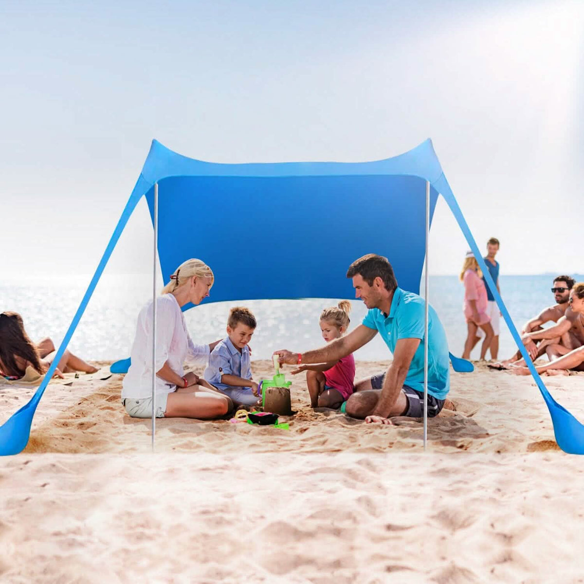 Foldable Beach Canopy Tent Collapsible Shade - A-1 Thread Vault