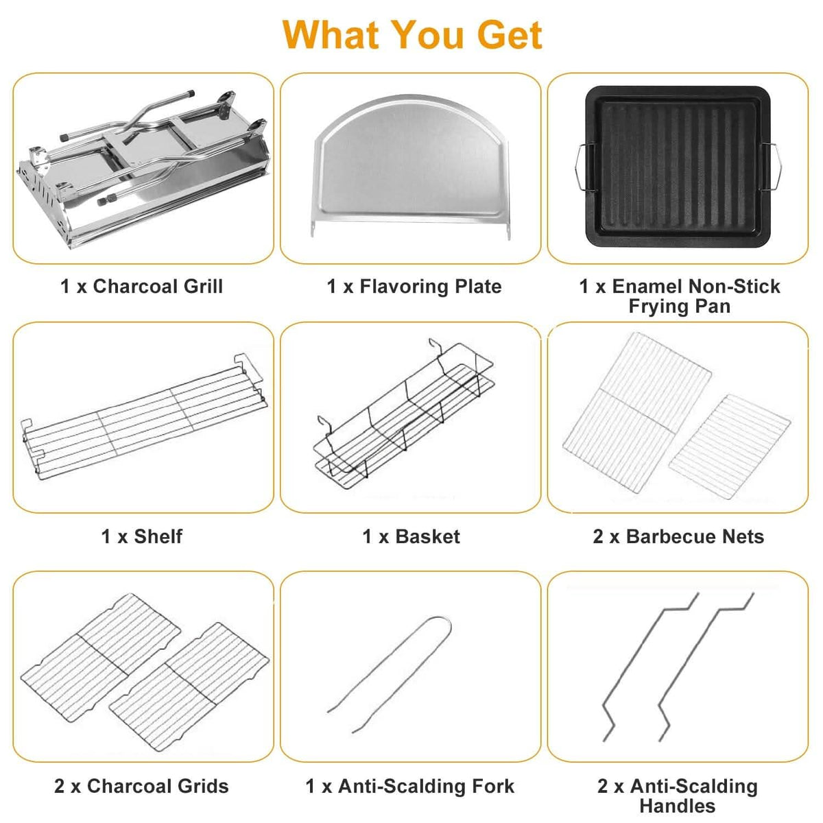 Foldable Portable Barbecue Grill - A-1 Thread Vault