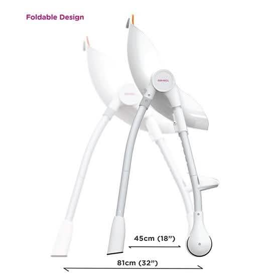 Oribel Cocoon High Chair. 3 Recline Option + Height Adjustable, Removable Tray (Refurbished) - A-1 Thread Vault