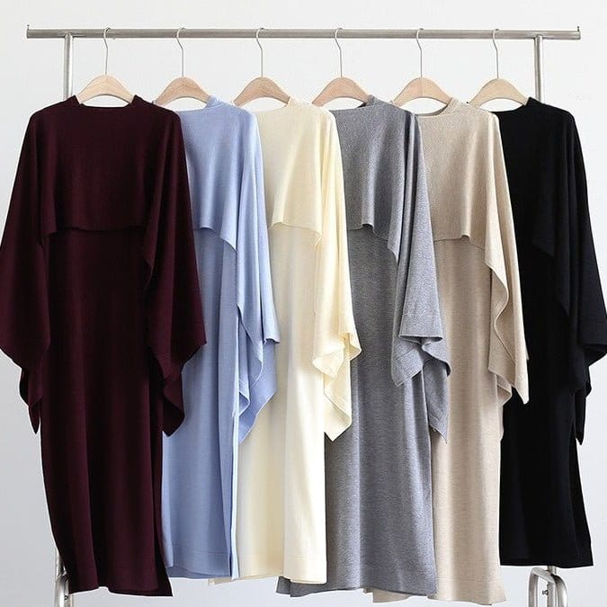 French-Style Two-Piece with Draped Poncho (MS310) - A-1 Thread Vault