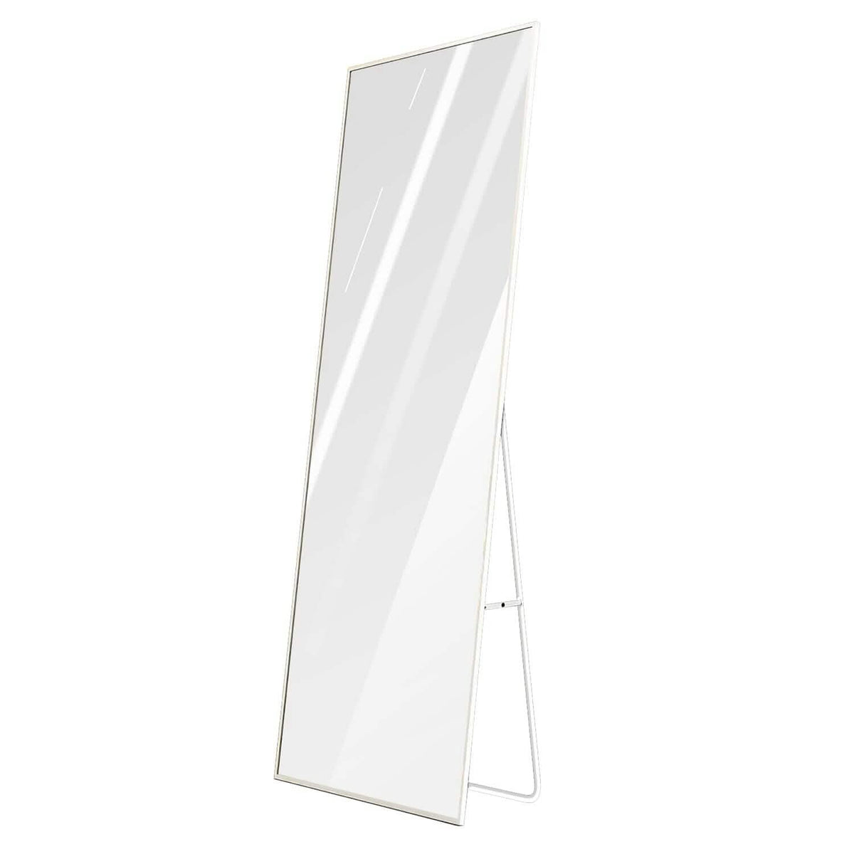Full Length Mirror Aluminum Alloy Wall Mirror Free Standing Floor - A-1 Thread Vault